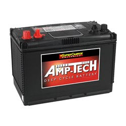 SUPERCHARGE D70Z AMPTECH 12V DEEP CYCLE BATTERY