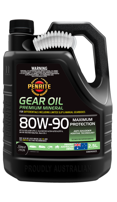 GEAR OIL 80W90 MINERAL 2.5L