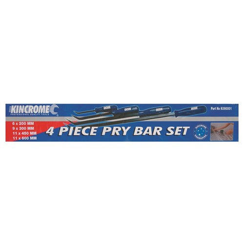 4Pc Pry Bar Set