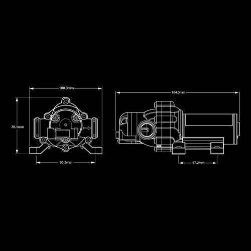 3.8Lpm 12V Pump Qc Fittings