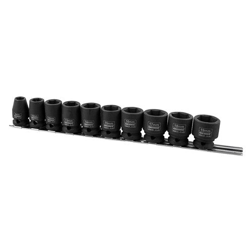 Impact Socket Set Metric 8-19Mm