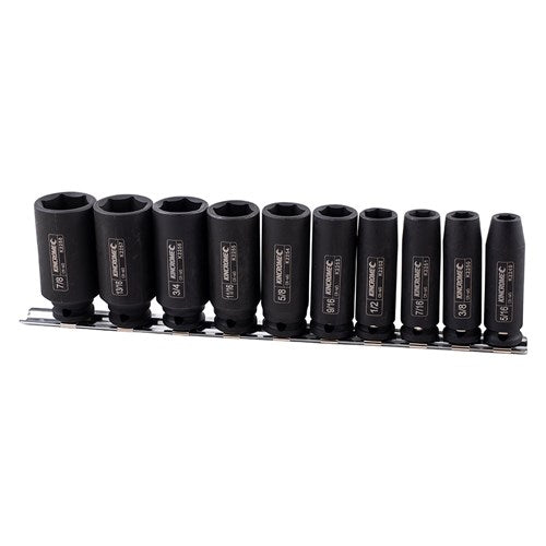 Impact Socket Set Imp Deep 5/16-7/8