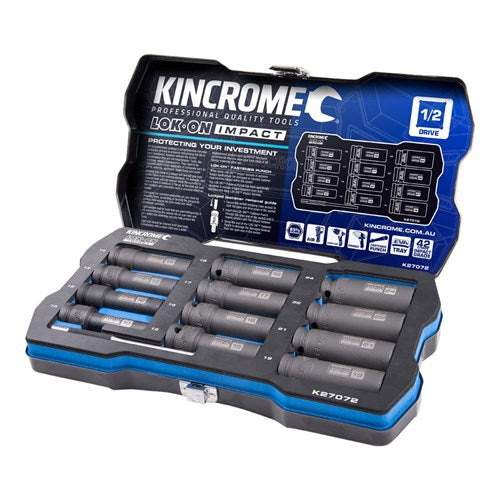 Kincrome-Lokon Imp Set 12P 1/2 Deep Met