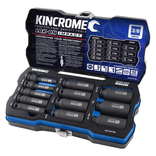 Kincrome- Lokon Imp Set 12P 3/8 Deep Imp