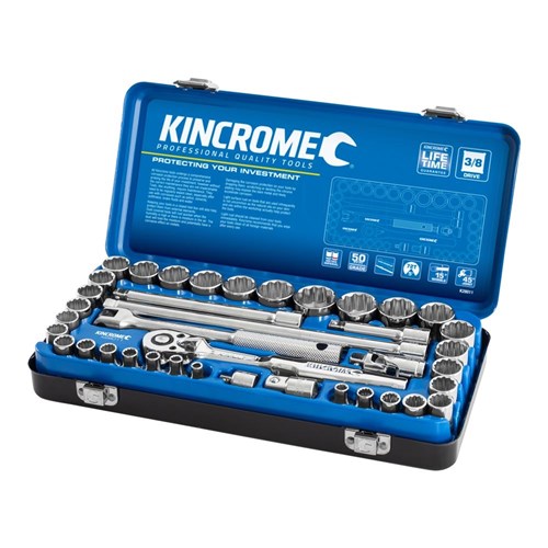 Socket Set 39Pc 3/8Dr Met/Imp Kincrome