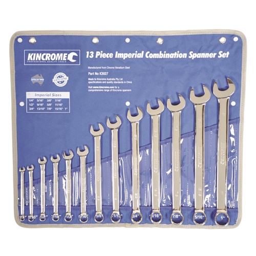 Kincrome Spanner Set Imp