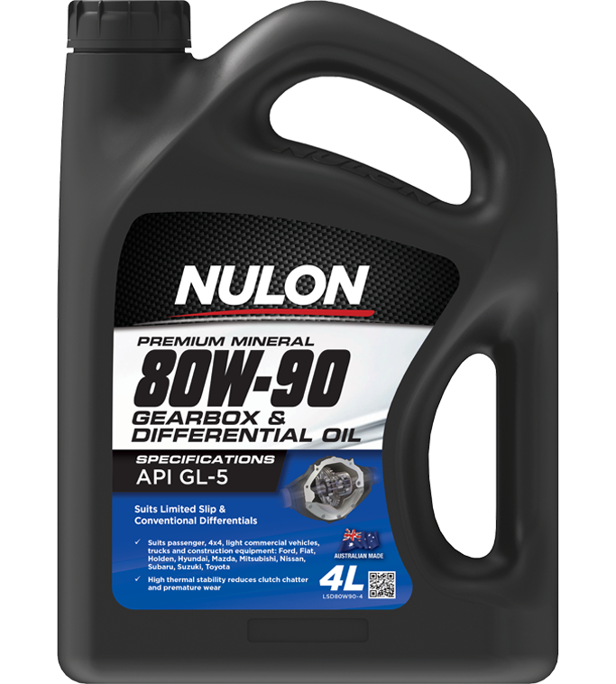 Premium Mineral 80W-90 Gearbox & Differential Oil 4L