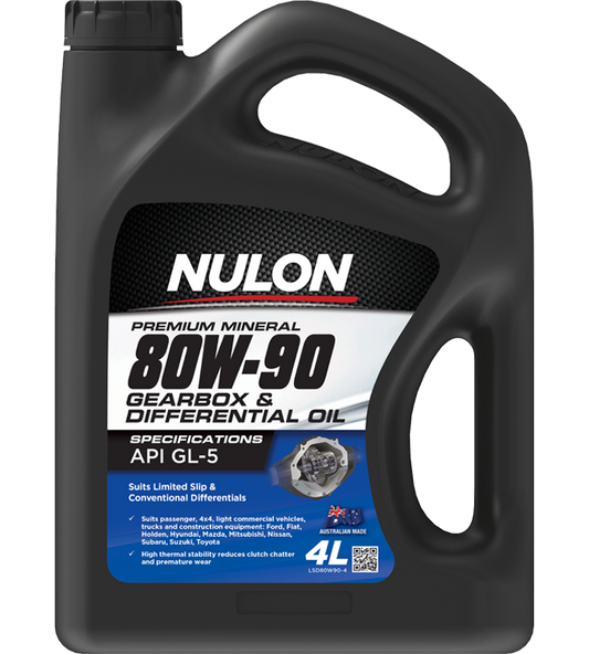 Premium Mineral 80W-90 Gearbox & Differential Oil 4L