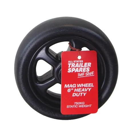 ALL STATE Jockey Wheel 6 inch Rubber