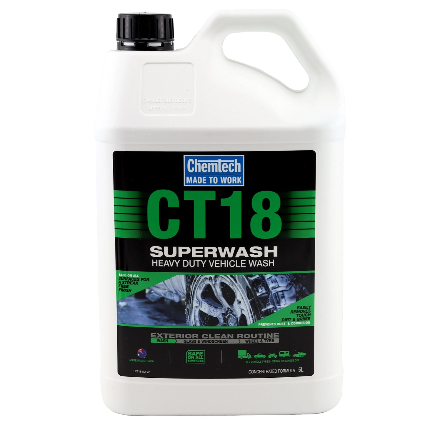 Chemtech- Ct18 Superwash 5Lt (Ct18-5L)