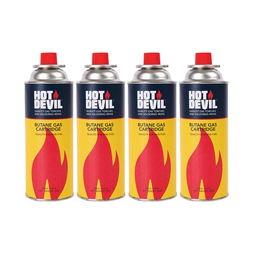 Butane Gas Cartridge 4 Pk