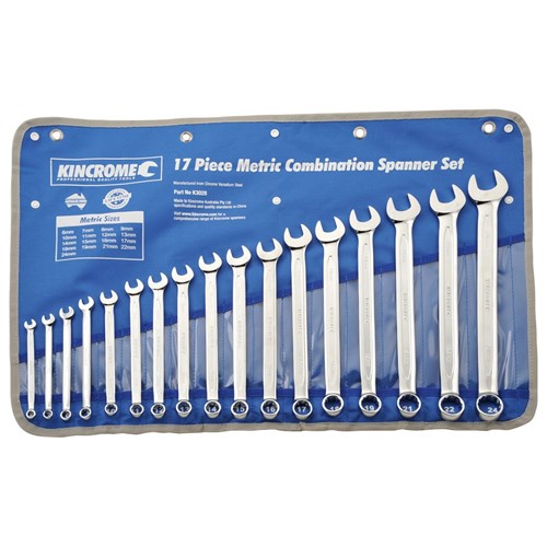 Kincrome- 17 Pce Combo Spanner Set (K3028)